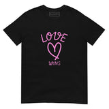 T-Shirt Love Wins - Black