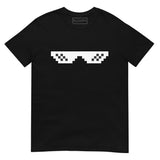 T-Shirt Thug Life Glasses - Black