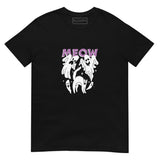 T-Shirt Ghost Cat Meow - Black