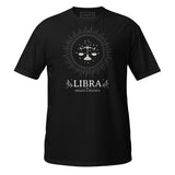 T-Shirt Segno Zodiacale Bilancia - Nero