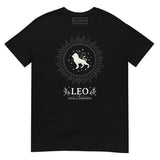 T-Shirt Leo Zodiac Sign - Black