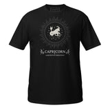 T-Shirt Segno Zodiacale Capricorno - Nero