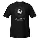 T-Shirt Segno Zodiacale Cancro - Nero