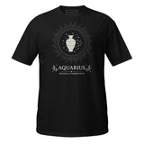 T-Shirt Aquarius Zodiac Sign - Black