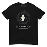 T-Shirt Aquarius Zodiac Sign - Black