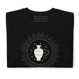 T-Shirt Aquarius Zodiac Sign - Black