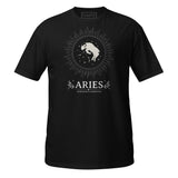 T-Shirt Aries Zodiac Sign - Black