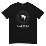 T-Shirt Aries Zodiac Sign - Black