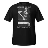 T-Shirt L'Alcol Fa Male Ma Io Lo Perdono - Nero