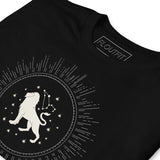 T-Shirt Leo Zodiac Sign - Black