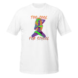 T-Shirt Too Cool For School - Bianco