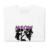 T-Shirt Ghost Cat Meow - White