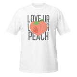 T-Shirt Love Your Peach - White