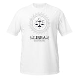 T-Shirt Segno Zodiacale Bilancia - Bianco