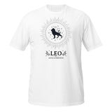 T-Shirt Leo Zodiac Sign - White