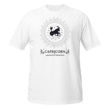 T-Shirt Segno Zodiacale Capricorno - Bianco