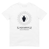 T-Shirt Aquarius Zodiac Sign - White