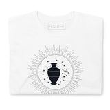 T-Shirt Aquarius Zodiac Sign - White