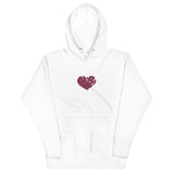 Hoodie Love You Forever Embroidered - White