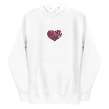 Hoodie Love You Forever Embroidered - White